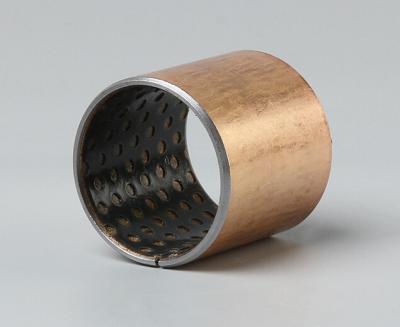 China Copper Plating Bronze Oiless Bearing / Self Lubricating Bushing SF-2 for Automotive for sale