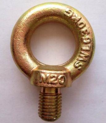 China JIS1168 - M20 Hot forged Galvanized Q235 Steel Eye Bolt for Rigging Hardware for sale