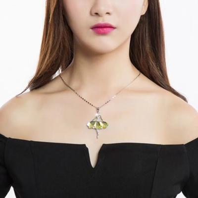 China Amazon Hip Hop Jewelry 18K Gold Zircon Tennis Silver Plated Chain CLASSIC Diamond Crystal Necklace for sale