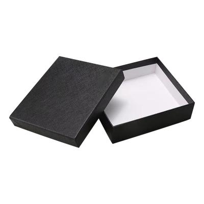 China Disposable Black Paper Wallet Box With No Window Covers Boxes Panties Gift Boxes And Packaging Custom for sale