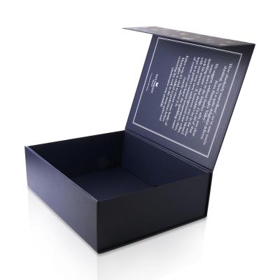 China Luxury Custom Logo Magnet Box Paper Cardboard Folding Foldable Boxes Recyclable Design Bookshape Gift Box For Wine for sale