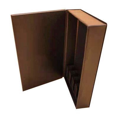 China 2020 Recyclable Rectangular Brown Clamshell Packaging Box Tobacco Cigar Cardboard Packaging Boxes for sale