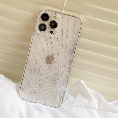 China Creative Shockproof Simulation Glasses Split Soft TPU Phone Case Cover For iPhone 13 12 11 Pro Max X XS XR for sale