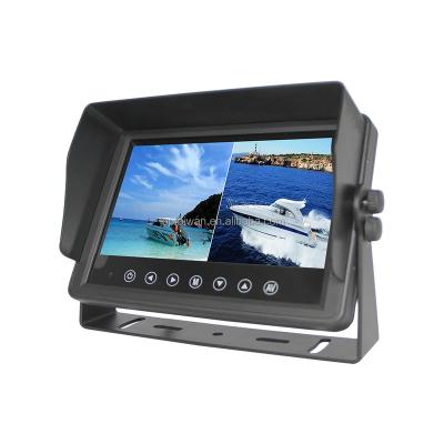 China Waterproof 10 Inch AHD Quad Waterproof Monitor for sale