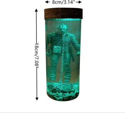 China Jason Finally Showed Off Resin Water Cup Lamp Halloween Resin Collector Water Lamp Party Stand Office Home Decoration for sale