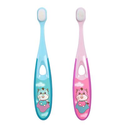 China Home Children's Toothbrush Cartoon Shape Bristle 3-12 Years Toothbrush Easy-grip Soft Handle Kids Toothbrush for sale