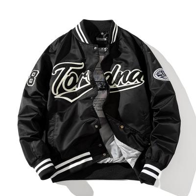 China OEM Breathable Custom Colorful Long Sleeve Patch Chenille Embroidery Streetwear Letterman Varsity Jacket For Men for sale