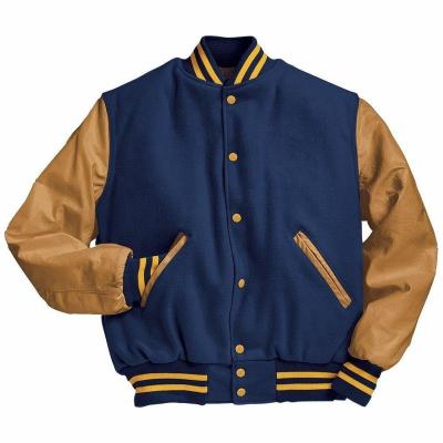 China Mens QUICK DRY Winter Unisex Button Down Letterman Bomber Jackets College Letterman Bomber Jackets for sale