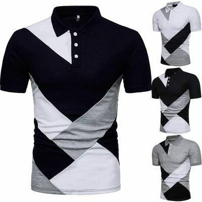 China Anti-Wrinkle Spring Summer Short Sleeve Polo Tshirts 100 Cotton Men's Polo Shirt Jersey Fabric T-shirt Polo Shirt for sale