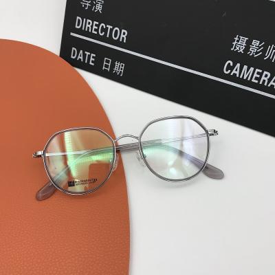 China Wholesale Hot Sale Fashion Light Weight Round Titanium Frames Custom Optical Glass Frame Eyeglasses Glasses for sale