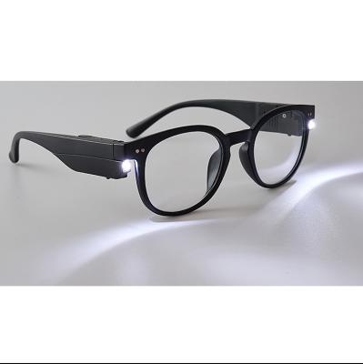 China 2021 Slim LED Reading Glasses +2.50 Strength Reading Glasses With Led Light for sale