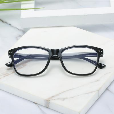 China 2021 Anti Retractable Blue Lightweight Reading Glasses Promotional Plastic PC Glasses for sale