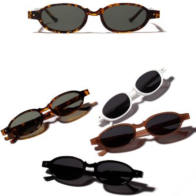 China Fashion Sunglasses Wholesale Round Oval Trendy Women's Sunglasses Fashion Sunglasses For Women for sale