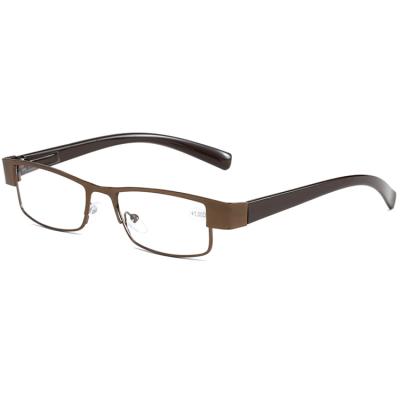 China Newest Square Shape Metal Retractable Reading Glasses For Men Factory Directly Supply Ready Stock Reading Glasses for sale