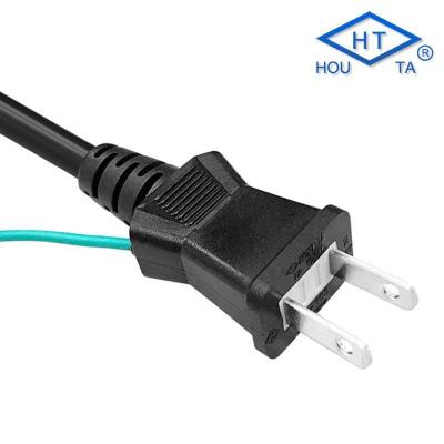 China Japan 2 Pin Type Consumer Electronics Plug With Ground for sale