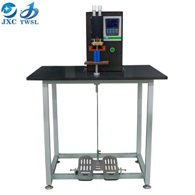 China Mobile Battery Spot Welding and Battery Low Price Spiral Cylindrical Manual Battery Cell Spot Welding Machine for Mobile Battery and Small Battery Pack TWSL-2118 for sale