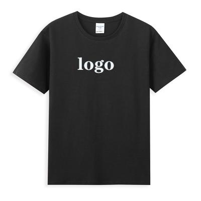 China Custom 100% simple printing anti-pilling men women soft logo cotton/embroidery T-shirts for girl for sale