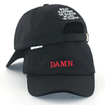 China New JOINT sports caps DAMN embroidery baseball cap fashion unisex dad hats for sale