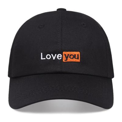 China New COMMON LOVE YOU Baseball Cap Four Seasons Outdoor Sun Cover Cotton Snapback Men Women Embroidery Dad Hat for sale