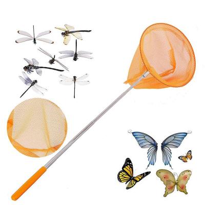 China Educational Funny Toy Telescopic Pole Insect Fish Catcher Butterfly Nets For Kids Play for sale