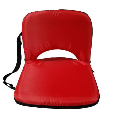 China Outdoor Furniture Portable Padded Soccer Folding Meditation Stadium Chairs Multi-angle Adjustable Floor Legless Chair for sale