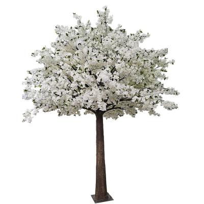 China interior & Customized Outdoor Indoor Outdoor Bonsai Table Centerpiece Sakura Artificial Flower Cherry Blossom White Pink Tree Decoration for Wedding Decor for sale