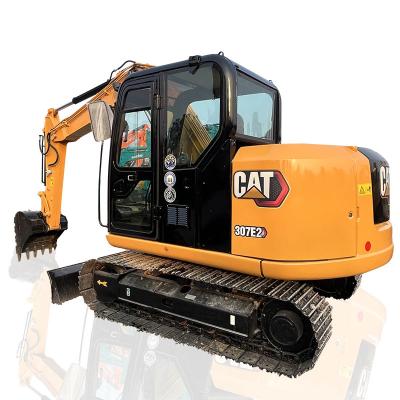 China Used Caterpillar 307E2 crawler Excavator 135L Fuel Tank Capacity 42kw Rated power for sale