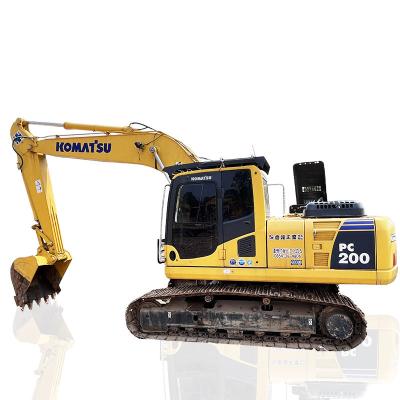 China Used Komatsu PC200 Excavator 20 Ton Weight 1m3 Bucket Capacity 110kw Rated Power for sale