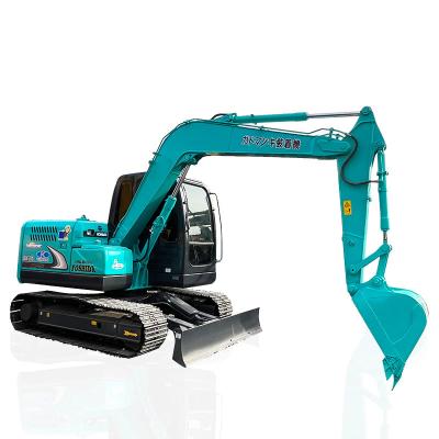 Cina Escavatori Kobelco SK75 usati Motore ISUZU originale 42kw Escavatori Kobelco di seconda mano in vendita