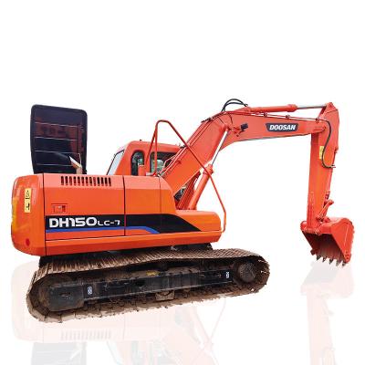 China Used Doosan DH150-7 Excavator 0.75m3 Bucket Capacity 15 Tonnage Weight for sale