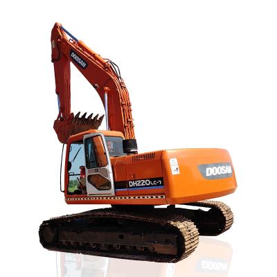 China Doosan DH220-7 Used Crawler Excavator 108kw Rated Power 21 Tonnage for sale