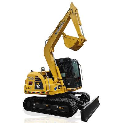 China Original Used Mini Excavator Komatsu PC70-8 Used Hydraulic Excavator 48.5KW Rated Power for sale