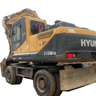 China Used Hyundai 210W-9 Wheel Excavator Multifunctional Original Version for sale