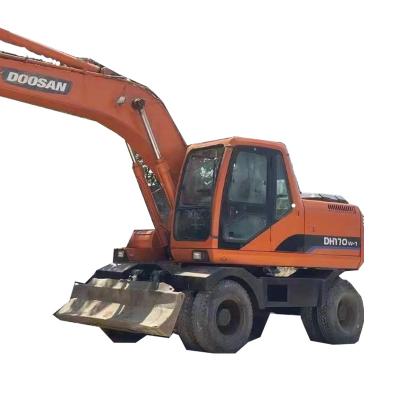 中国 Used Doosan DH170w-7 Hydraulic Wheel Excavator 0.6m3 Bucket Capacity 販売のため