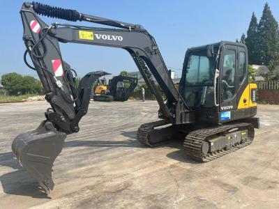 China Volvo EC60 Excavators Usado 0.23m3 Balde 37KW Potência nominal em estoque à venda