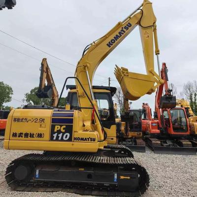 Китай Komatsu PC110 Mini Использованный экскаватор 65KW Номинальная мощность 0,48 м3 Вместимость ведра продается