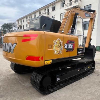 China Used Excavator SANY SY135c Little Crawler Excavator 0.6m3 Bucket Capacity for sale