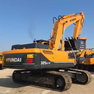 China Gebruikte grote graafmachine Hyundai R305LC-9T Crawler Graafmachine 1,38m3 Bucket Capaciteit Te koop