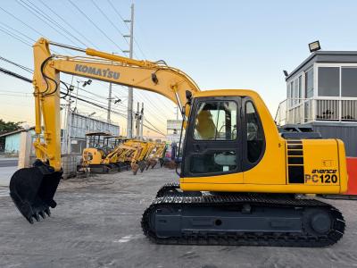 China Gebruikte tweedehands Komatsu Pc120 Pc120-6E PC120-6EO 12 ton Crawler Excavator Te koop