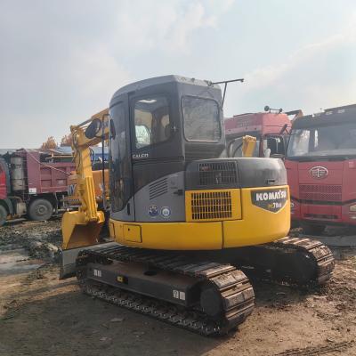 China Gebruikte mini graafmachine Komatsu PC78US Komatsu PC35 PC55 PC60 PC78 Grab Crawler Tweedehands graver Te koop