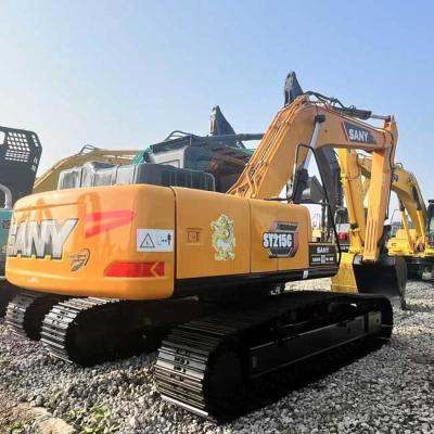 China Used Excavator SANY SY215C Middle Crawler Excavator 1.4m3 Bucket Capacity for sale