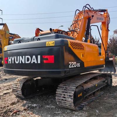 China Used Hyundai Crawler Excavator R220-9s Excavator 1.0m3 Bucket Capacity For Construction for sale