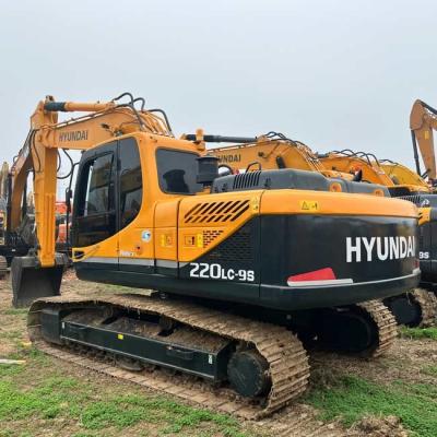 China Hyundai R220LC-9s 1.0m3 Bucket Capacity 20 Tons Gebruikte Crawler Excavator Te koop