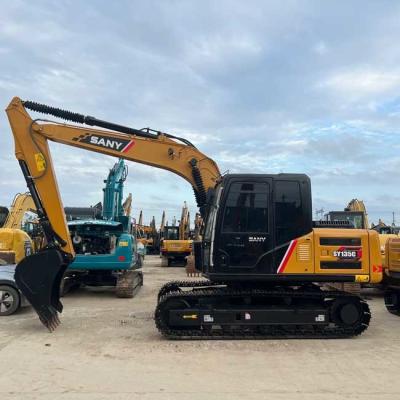 China SANY Second Hand Excavator SY135c Little Crawler Excavator 0.6m3 Bucket Capacity for sale