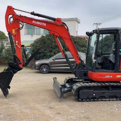 Chine Excavateur Kubota Mini U55-4 d'occasion Équipement de construction d'origine 0,55 tonnes à vendre