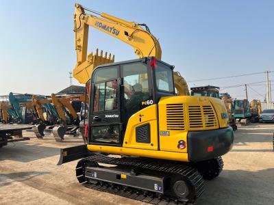 China Used Secondhand KOMATSU PC60-8 60-8 6ton Small Mini Japan Original Digger Excavator Komatsu pc60 for sale