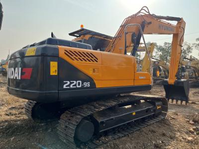 China Korea Originele Hyundai 220LC-9S 220 225LC Crawler Excavator 20ton Hyundai 210 Hydraulische wielen Gebruikte Excavator Te koop