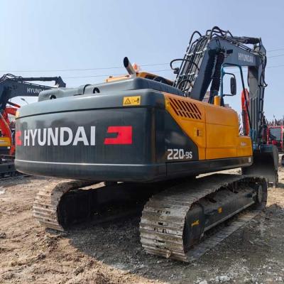 China Gebruikte Hyundai Crawler graafmachine R220-9s met een emmercapaciteit van 1,0 m3 Te koop