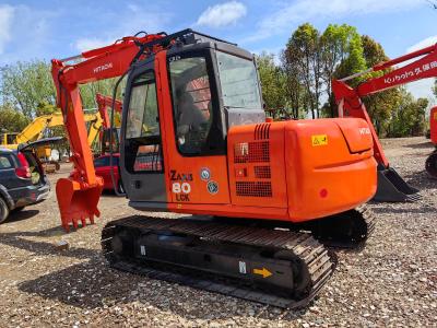 China Gebrauchtes Bagger 8 Tonnen Minibagger Hitachi Zaxis80 Second Hand Digger Kleines 7 Tonnen Hitachi Bagger Zx70 mit guter Qualität zu verkaufen