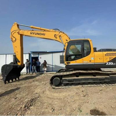 China Gebruikte Hyundai Crawler Graafmachine R220LC - 9s met 1.0m3 Bucket Capacity Te koop